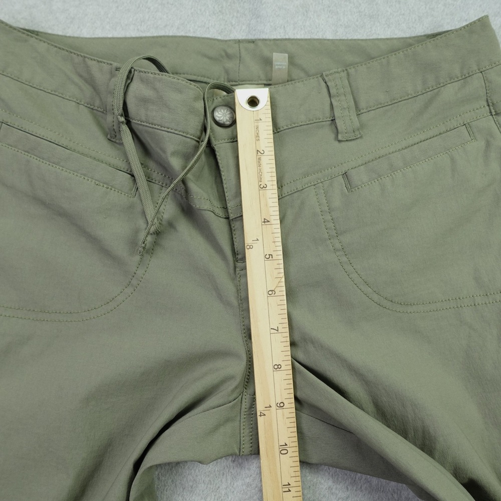 Athleta Pants Womens 8 Green Cargo Hiking Outdoor Straight Leg - Picture 7 of 16